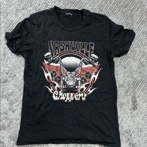 Nashville Choppers Black Graphic T-Shirt